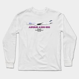 Airbus A350-900 - Finnair "Oneworld" Long Sleeve T-Shirt